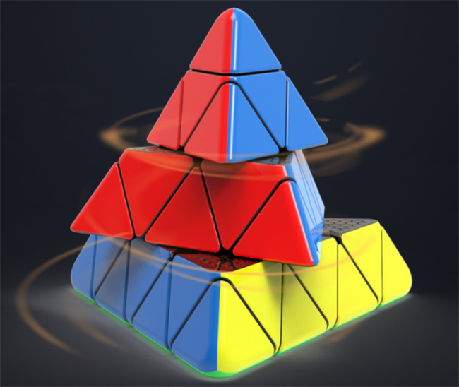 YuXin Little Magic 4x4 Pyraminx Stickerless
